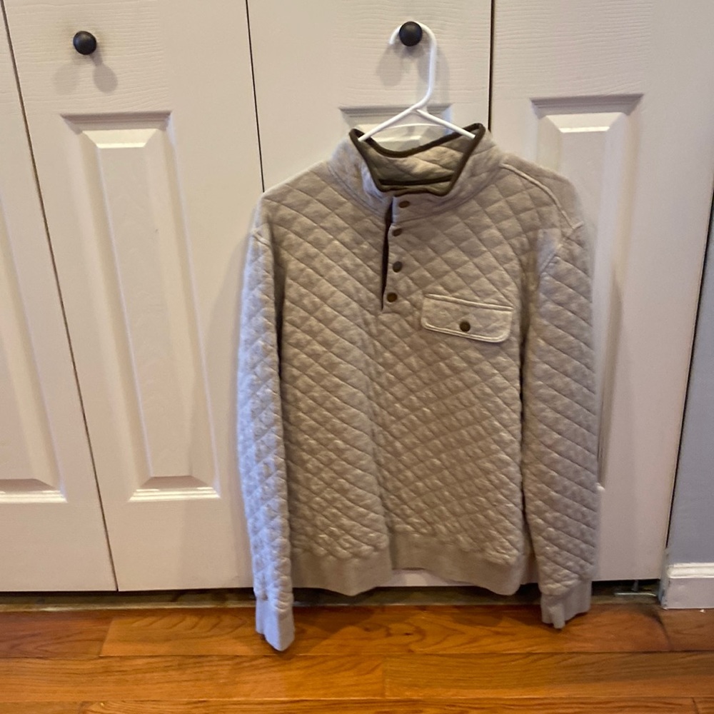 Faherty Epic Quilted Fleece Pullover